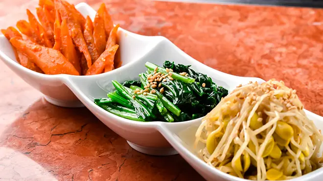 ナムル盛りの写真画像